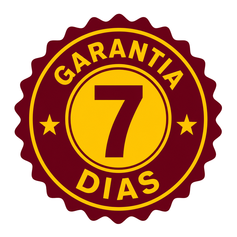 Selo de garantia incondicional de 7 dias
